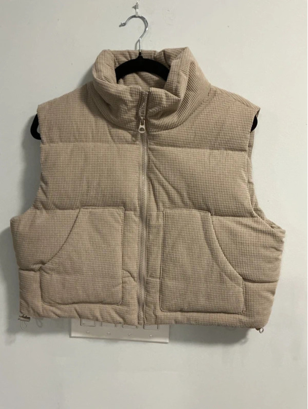 Ashley Beige Corduroy Vest R26